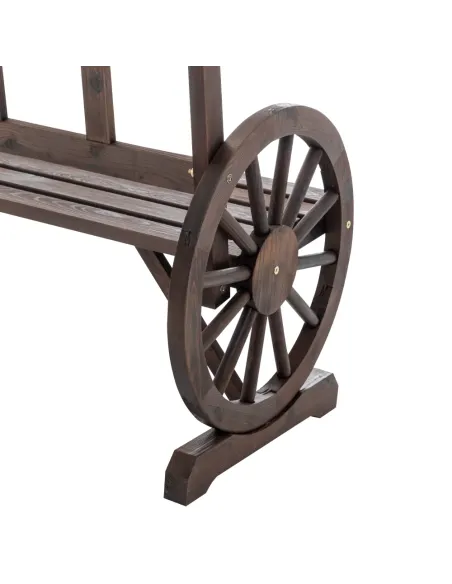 Bancă de gradină SABA TYP 1, exterior, 104x55x76 cm, Lemn de pin | MobilaOK
