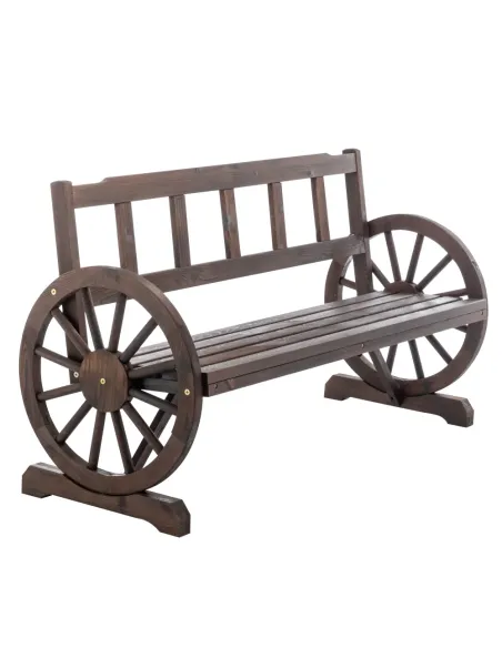 Bancă de grădină SABA TYP 2, exterior, 142x56x76 cm, Lemn de pin | MobilaOK