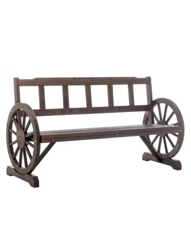 Bancă de grădină SABA TYP 2, exterior, 142x56x76 cm, Lemn de pin | MobilaOK