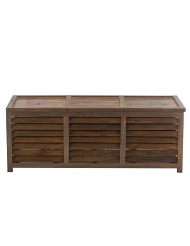 Cutie de depozitare LADAM, grădină/exterior, 121x44,5x45 cm, lemn de pin | MobilaOK