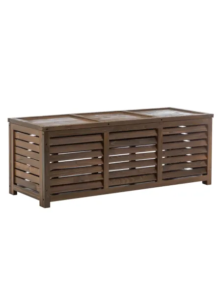 Cutie de depozitare LADAM, grădină/exterior, 121x44,5x45 cm, lemn de pin | MobilaOK