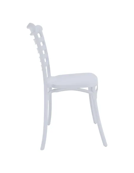 Scaun stivuibil SAVITO, interior/exterior, 44x44x84 cm, Plastic | MobilaOK