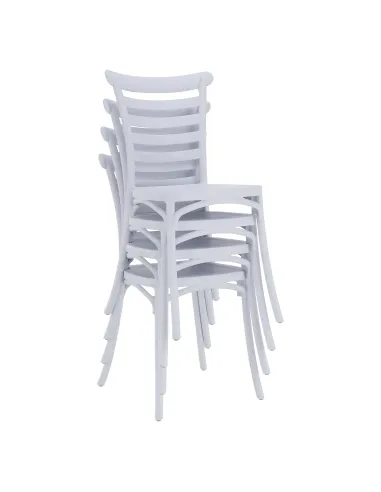 Scaun stivuibil SAVITO, interior/exterior, 44x44x84 cm, Plastic | MobilaOK