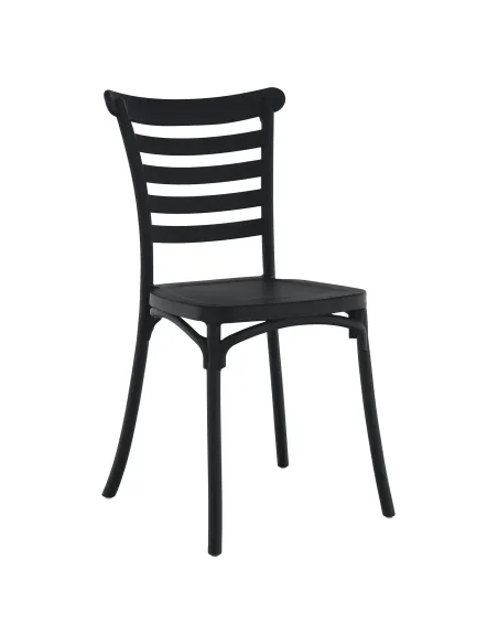 Scaun stivuibil SAVITO, interior-exterior, 44x44x84 cm, Plastic | MobilaOK