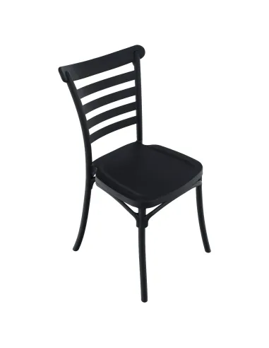 Scaun stivuibil SAVITO, interior-exterior, 44x44x84 cm, Plastic | MobilaOK