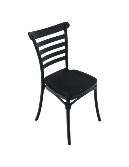 Scaun stivuibil SAVITO, interior-exterior, 44x44x84 cm, Plastic | MobilaOK