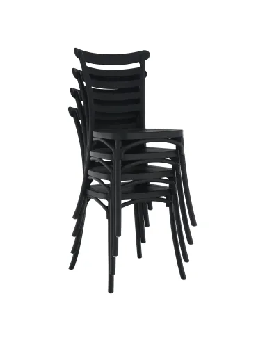 Scaun stivuibil SAVITO, interior-exterior, 44x44x84 cm, Plastic | MobilaOK