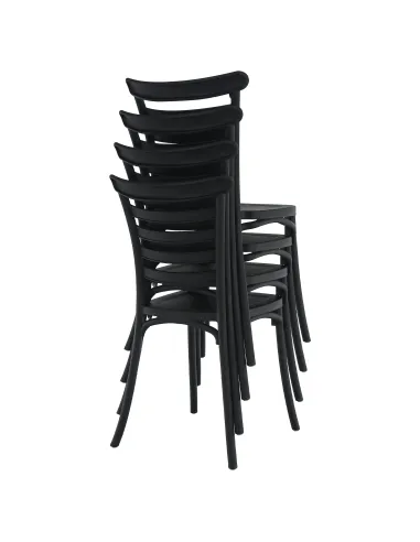 Scaun stivuibil SAVITO, interior-exterior, 44x44x84 cm, Plastic | MobilaOK