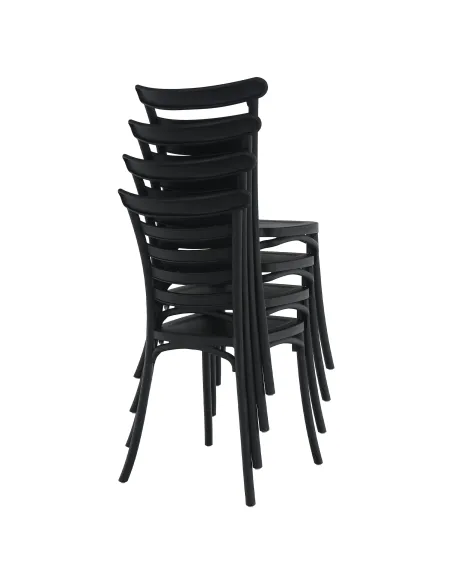 Scaun stivuibil SAVITO, interior-exterior, 44x44x84 cm, Plastic | MobilaOK