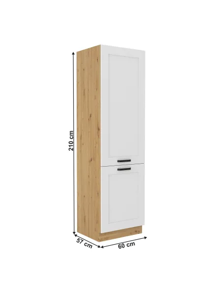 Dulap, LULA, hol/dormitor/birou, 60x57x210 cm, PAL/MDF înfoliat | MobilaOK