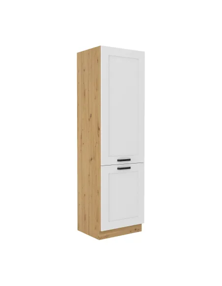 Dulap pentru frigider încorporabil, LULA 60, bucătărie, 60x57x210 cm, PAL/MDF, KONDELA | MobilaOK