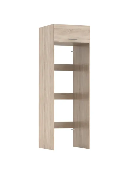 Dulap deasupra masinii de spalat, JERGI, baie/spalatorie, 67.5x67x210 cm, PAL, | MobilaOK