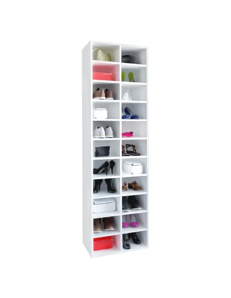 Raft Înalt IGNO, pantofar/hol/dormitor, 54x34.3x184.2 cm, PAL melaminat | MobilaOK