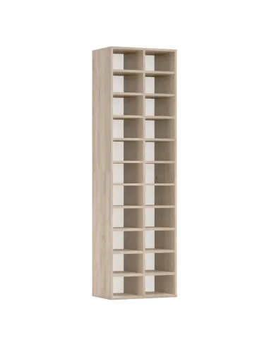 Raft înalt IGNO, hol/dormitor/birou, 54x34x184 cm, PAL melaminat | MobilaOK