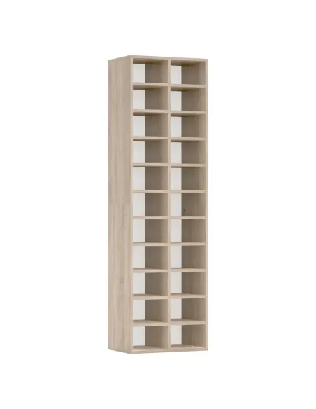 Raft înalt IGNO, hol/dormitor/birou, 54x34x184 cm, PAL melaminat | MobilaOK