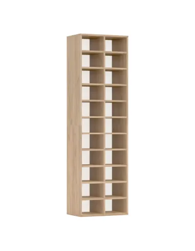 Raft înalt/pantofar IGNO, hol/dormitor, 54x34x184 cm, PAL laminat | MobilaOK