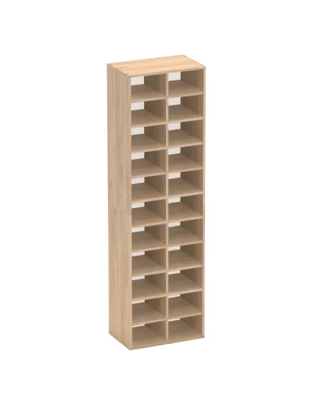Raft înalt/pantofar IGNO, hol/dormitor, 54x34x184 cm, PAL laminat | MobilaOK