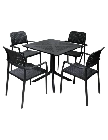 Scaun, DENTON NEW, interior & exterior, 59x53x85 cm, Plastic | MobilaOK