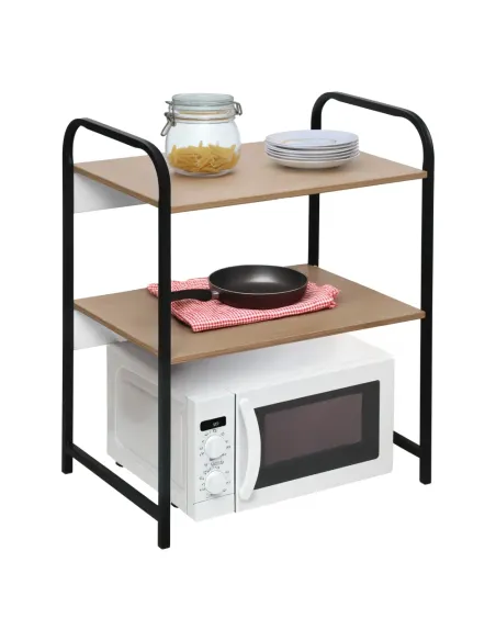 Raft BAYAN pentru living, dormitor, birou, 53x35x67 cm, Metal si MDF | MobilaOK