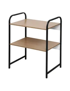 Raft BAYAN pentru living, dormitor, birou, 53x35x67 cm, Metal si MDF | MobilaOK 2