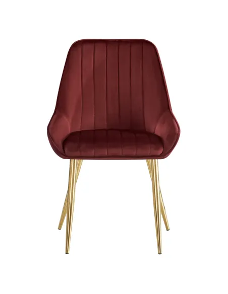 Scaun Dining PERLIA, sufragerie/dining, 56x62x89 cm, catifea/crom | MobilaOK