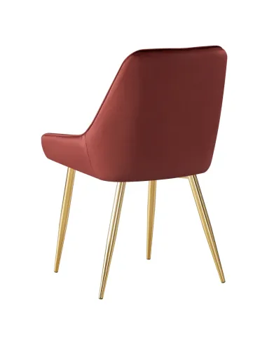 Scaun Dining PERLIA, sufragerie/dining, 56x62x89 cm, catifea/crom | MobilaOK