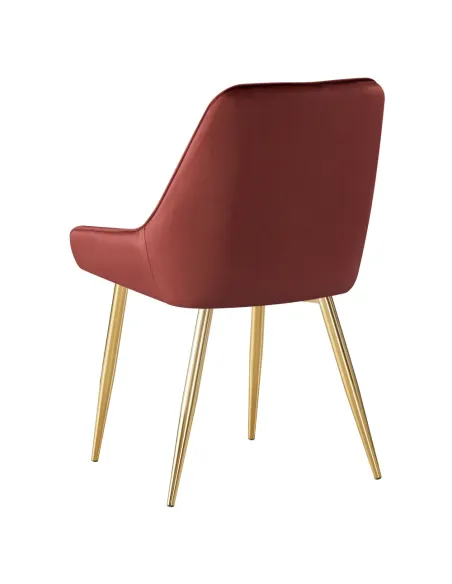 Scaun Dining PERLIA, sufragerie/dining, 56x62x89 cm, catifea/crom | MobilaOK