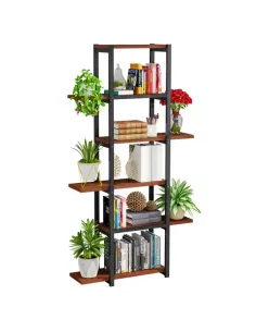Raft, LEMY, living/dormitor/birou, 78x23x146 cm, Fier/MDF | MobilaOK