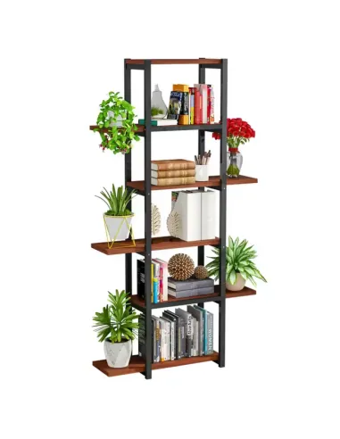 Raft, LEMY, living/dormitor/birou, 78x23x146 cm, Fier/MDF | MobilaOK