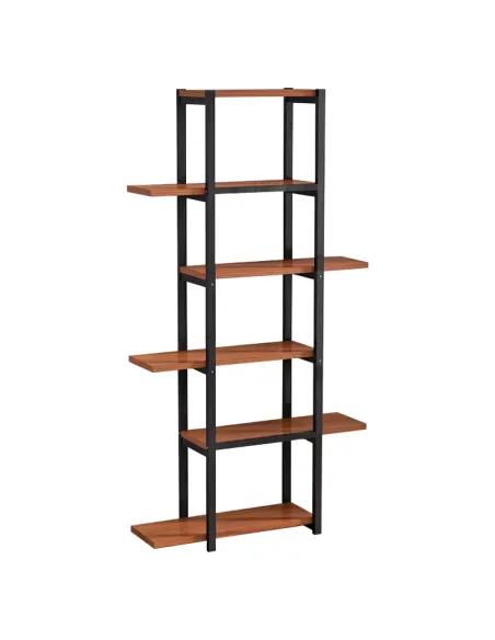Raft, LEMY, living/dormitor/birou, 78x23x146 cm, Fier/MDF | MobilaOK