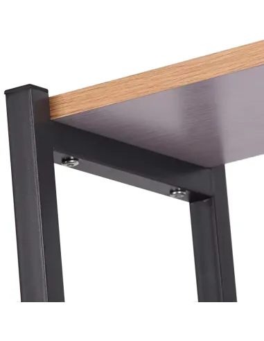 Raft, LEMY, living/dormitor/birou, 78x23x146 cm, Fier/MDF | MobilaOK