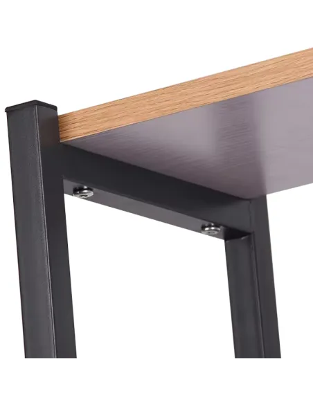 Raft, LEMY, living/dormitor/birou, 78x23x146 cm, Fier/MDF | MobilaOK