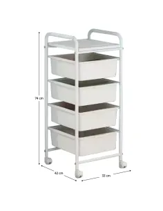 Raft mobil, SUFIK, living/dormitor/birou, 33x42x74 cm, PAL/MDF/fier | MobilaOK 2