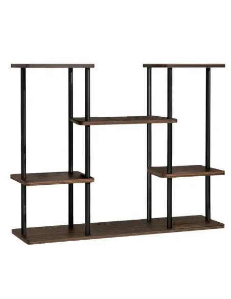Suport pentru plante LEDER, living/balcon, 80x24x65.5 cm, Fier/MDF | MobilaOK