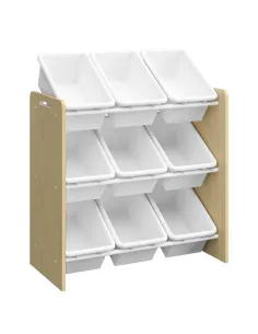 Organizator Jucării BOIS, camera copil, 65x67x31 cm, PAL/MDF, plastic, metal | MobilaOK 2