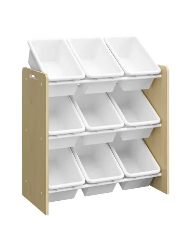 Organizator Jucării BOIS, camera copil, 65x67x31 cm, PAL/MDF, plastic, metal | MobilaOK