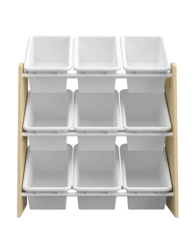 Organizator Jucării BOIS, camera copil, 65x67x31 cm, PAL/MDF, plastic, metal | MobilaOK