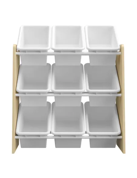 Organizator Jucării BOIS, camera copil, 65x67x31 cm, PAL/MDF, plastic, metal | MobilaOK