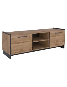 Măsuță TV AMONI 2D pentru living, 159x45x50 cm, PAL melaminat | MobilaOK