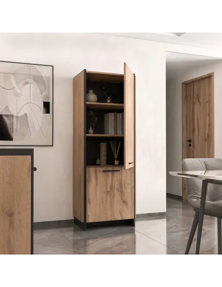 Raft, AMONI 2D, living/dormitor/hol, 70x45x180 cm, PAL melaminat | MobilaOK
