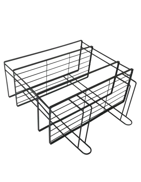 Organizator Baie SABRINA pentru deasupra WC-ului, 34x15x36 cm, Oțel Carbon | MobilaOK