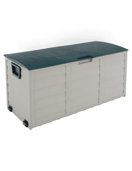 Cutie depozitare KORTEZ, gradina/terasa, 112x49x54 cm, plastic | MobilaOK