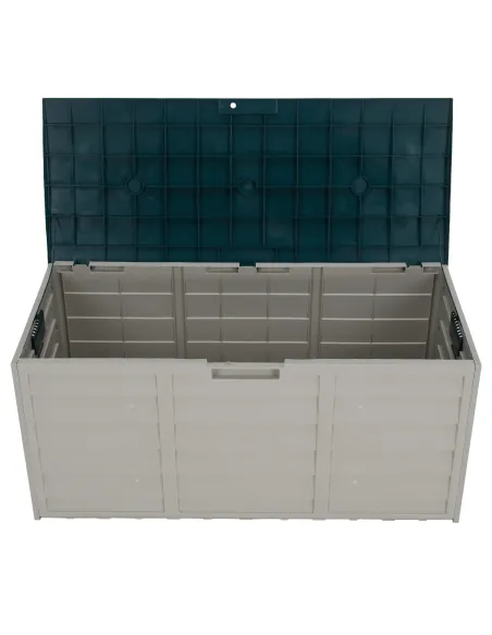 Cutie depozitare KORTEZ, gradina/terasa, 112x49x54 cm, plastic | MobilaOK