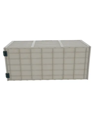 Cutie depozitare KORTEZ, gradina/terasa, 112x49x54 cm, plastic | MobilaOK