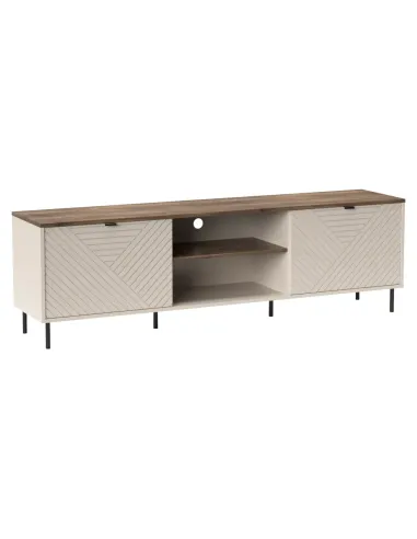 Măsuță TV EYCO 2D/180, living, 183.4x40x55.2 cm, PAL laminat/MDF | MobilaOK