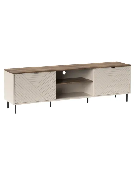 Măsuță TV EYCO 2D/180, living, 183.4x40x55.2 cm, PAL laminat/MDF | MobilaOK