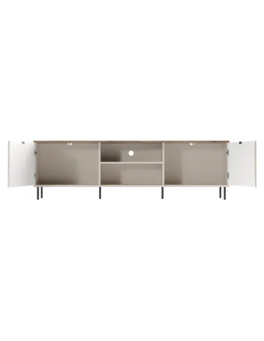 Măsuță TV EYCO 2D/180, living, 183.4x40x55.2 cm, PAL laminat/MDF | MobilaOK