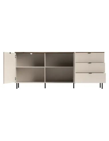Comodă EYCO 2D3S pentru dormitor/hol, 183.4x40x75.2 cm, PAL/MDF | MobilaOK
