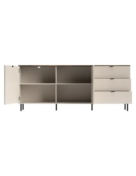 Comodă EYCO 2D3S pentru dormitor/hol, 183.4x40x75.2 cm, PAL/MDF | MobilaOK