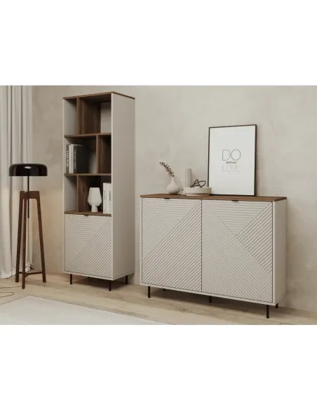 Raft deschis, EYCO 1D, living/dormitor, 63.4x40x194.6 cm, PAL/MDF | MobilaOK